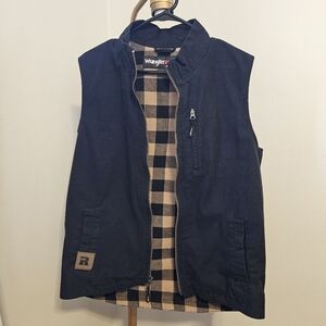 Men's Black Wrangler Riggs Workwear Vest